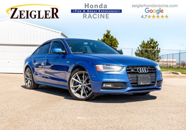Sepang Blue Pearl Effect 2015 Audi S4 3.0T quattro Premium Plus Sedan AWD Sedan All-Wheel Drive 7-Speed Automatic