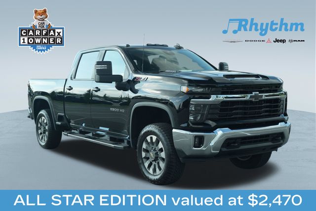 Black 2024 Chevrolet Silverado 2500HD Pickup Truck Four-Wheel Drive Automatic