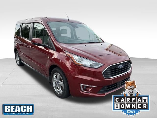 Red Metallic 2019 Ford Transit Connect Wagon Titanium LWB FWD with Rear Liftgate Van Front-Wheel Drive 8-Speed Automatic