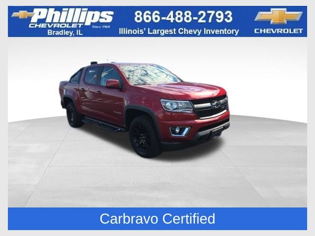 Red Rock Metallic 2016 Chevrolet Colorado Pickup Truck Four-Wheel Drive 6-Speed Automatic