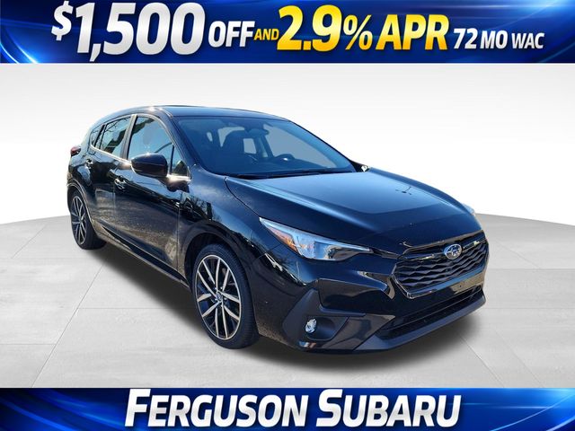 Crystal Black Silica 2026 Subaru Impreza Sport AWD Wagon All-Wheel Drive Continuously Variable Transmission