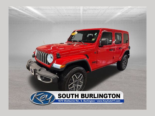Firecracker Red Clearcoat 2025 Jeep Wrangler SUV / Crossover Four-Wheel Drive 8-Speed Automatic