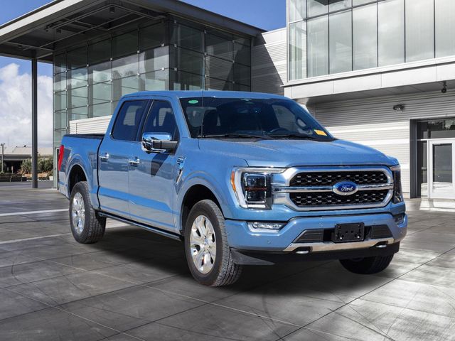 2023 Azure Gray Metallic Tri-Coat Ford F-150 Platinum 4X4 Truck