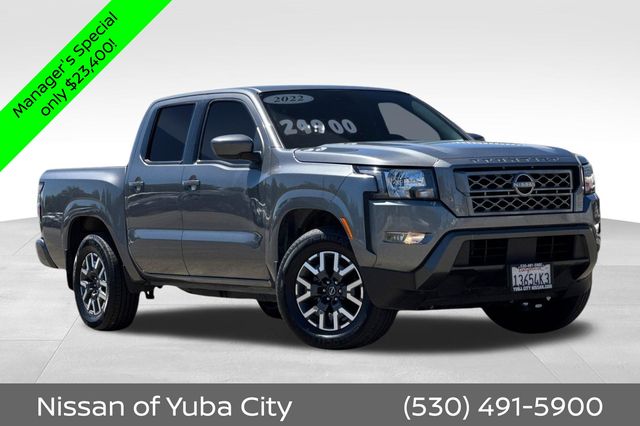 Gray (Gun Metallic) 2022 Nissan Frontier Pickup Truck 4X2 9-Speed Automatic