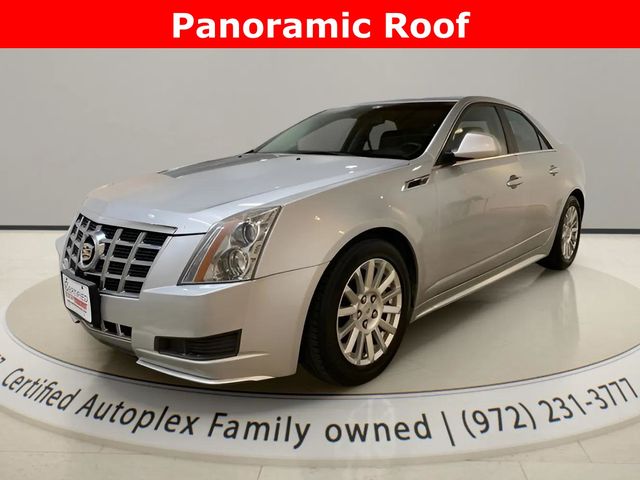 Radiant Silver Metallic 2013 Cadillac CTS Sedan Rear-Wheel Drive 6-Speed Automatic