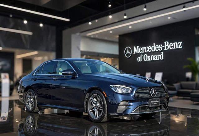 Nautical Blue Metallic 2022 Mercedes-Benz E-Class Sedan Rear-Wheel Drive 9-Speed Automatic