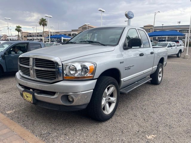 Silver 2006 Dodge RAM 1500 Pickup Truck Four-Wheel Drive 5-Speed Automatic