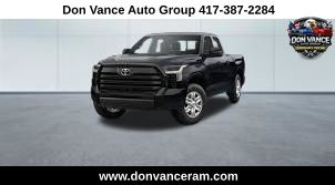 Midnight Black Metallic 2024 Toyota Tundra SR5 CrewMax Cab 4WD Pickup Truck Four-Wheel Drive Automatic