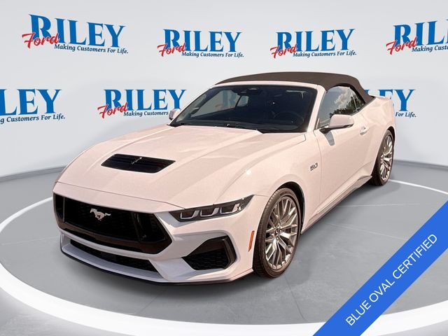 Oxford White 2024 Ford Mustang Convertible Rear-Wheel Drive Automatic