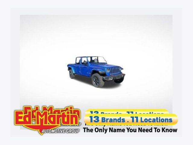 Hydro Blue Pearlcoat 2023 Jeep Gladiator Rubicon Crew Cab 4WD Pickup Truck Four-Wheel Drive 8-Speed Automatic