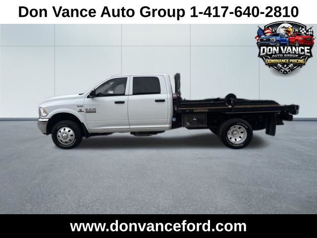 Bright White Clearcoat 2018 RAM 3500 Chassis Tradesman Crew Cab 4WD Pickup Truck Four-Wheel Drive 6-Speed Automatic