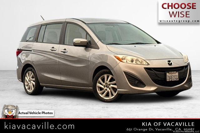Liquid Silver Metallic 2015 Mazda MAZDA5 Minivan Front-Wheel Drive 5-Speed Automatic Overdrive
