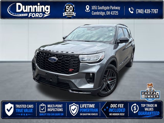 Carbonized Gray Metallic 2025 Ford Explorer SUV / Crossover All-Wheel Drive Automatic