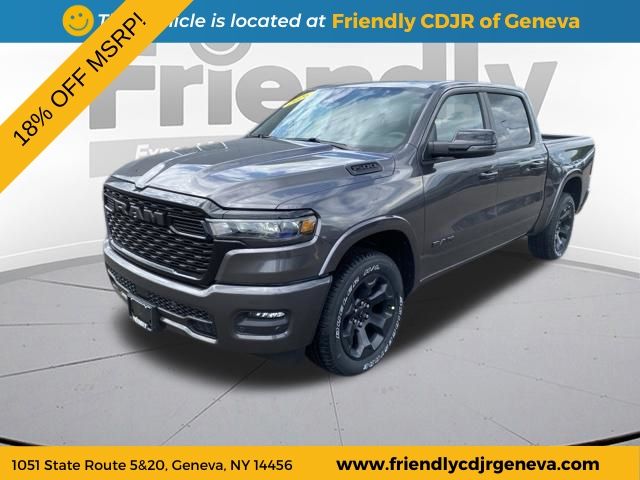 Gray (Granite Crystal Metallic Clearcoat) 2026 RAM 1500 Pickup Truck Four-Wheel Drive 8-Speed Automatic
