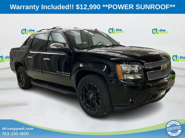 Black 2008 Chevrolet Avalanche Pickup Truck 4-Speed Automatic Overdrive