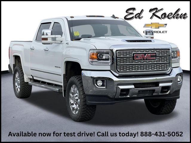 White 2019 GMC Sierra 3500HD Pickup Truck Four-Wheel Drive 6-Speed Automatic