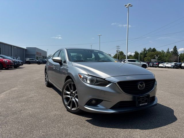 Liquid Silver Metallic 2015 Mazda MAZDA6 Sedan Front-Wheel Drive 6-Speed Automatic