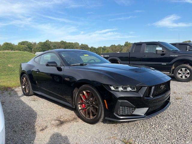 Shadow Black 2024 Ford Mustang Coupe Rear-Wheel Drive Automatic