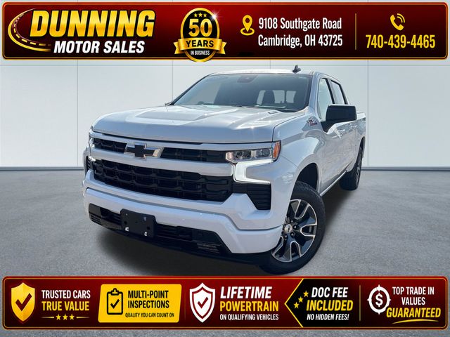 Summit White 2024 Chevrolet Silverado 1500 Pickup Truck Four-Wheel Drive Automatic