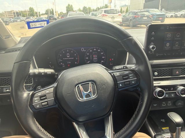 2022 Honda Civic Touring Blue at Bayshore Chrysler Jeep Dodge Ram