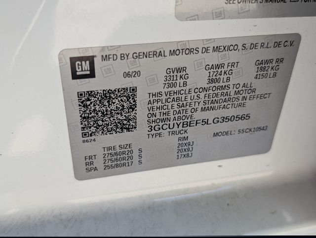 2020 Chevrolet Silverado 1500 Custom White at Baytown Hyundai