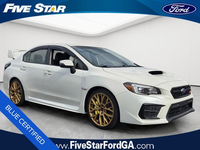 Crystal White Pearl 2020 Subaru WRX STI AWD Sedan All-Wheel Drive 6-Speed Manual