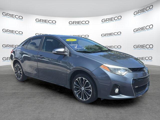 Slate Metallic 2015 Toyota Corolla S Plus Sedan Front-Wheel Drive Continuously Variable Transmission