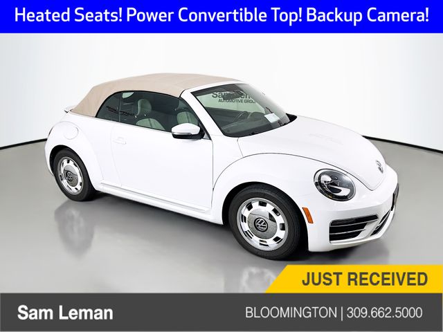 Pure White 2018 Volkswagen Beetle 2.0T Coast Convertible FWD Convertible Front-Wheel Drive 6-Speed Automatic