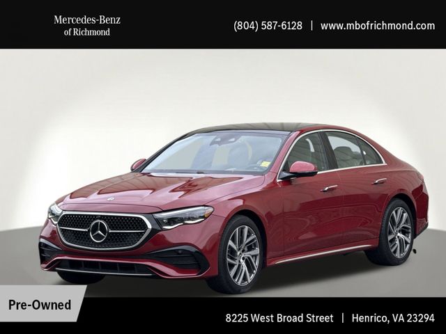 MANUFAKTUR Patagonia Red 2025 Mercedes-Benz E-Class E 350 4MATIC Sedan All-Wheel Drive 9-Speed Automatic