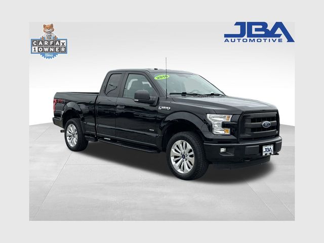 Shadow Black 2016 Ford F-150 XL SuperCab 4WD Pickup Truck Four-Wheel Drive 6-Speed Automatic
