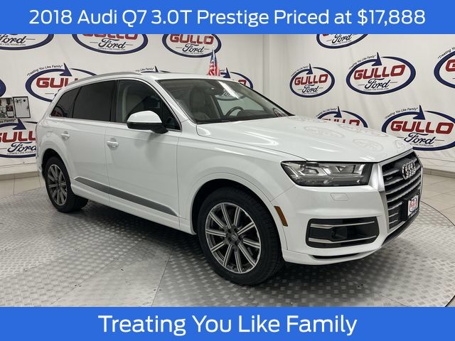 White 2018 Audi Q7 SUV / Crossover All-Wheel Drive 8-Speed Automatic