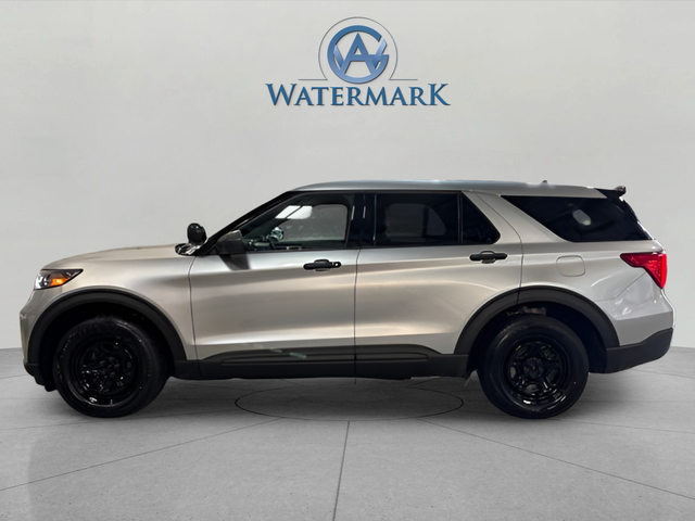 Silver Metallic 2024 Ford Explorer Police Interceptor Utility AWD SUV / Crossover All-Wheel Drive Automatic