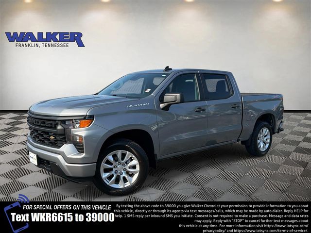 Sterling Gray Metallic 2023 Chevrolet Silverado 1500 Pickup Truck Four-Wheel Drive 8-Speed Automatic