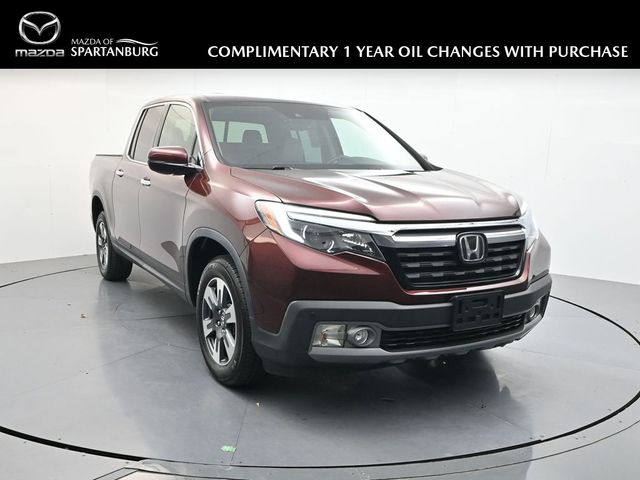 Red (Deep Scarlet Pearl) 2017 Honda Ridgeline Pickup Truck All-Wheel Drive 6-Speed Automatic