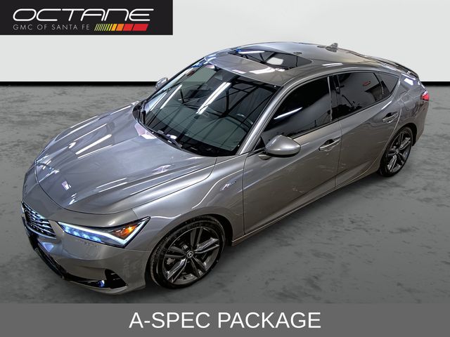 Gray 2024 Acura Integra Sedan Front-Wheel Drive Continuously Variable Transmission