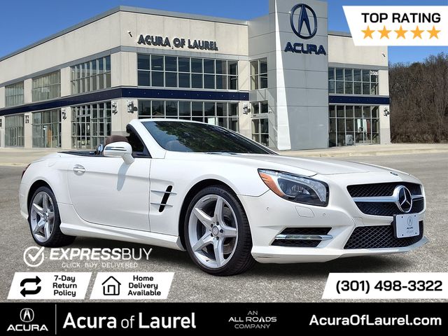 designo Diamond White Metallic 2016 Mercedes-Benz SL-Class Convertible Rear-Wheel Drive 7-Speed Automatic