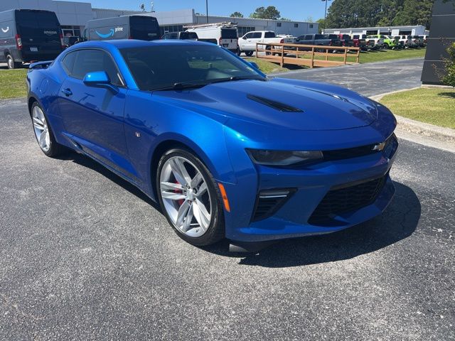 Hyper Blue Metallic 2017 Chevrolet Camaro 1SS Coupe RWD Coupe Rear-Wheel Drive 8-Speed Automatic