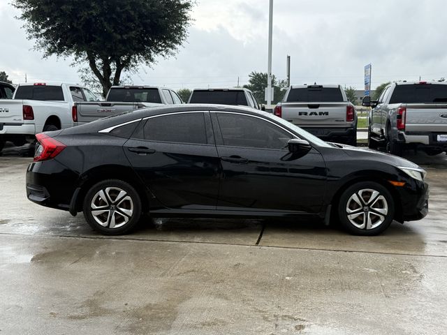 2016 Honda Civic LX Black at Texan Dodge Chrysler Jeep Ram