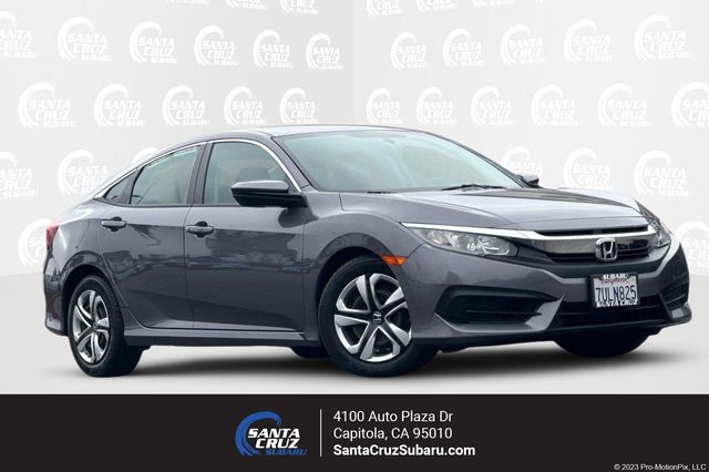 2016 Honda Civic LX Sedan Front-Wheel Drive Continuously Variable Transmission