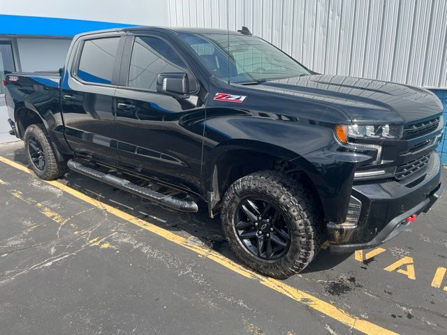 Black 2021 Chevrolet Silverado 1500 Pickup Truck Four-Wheel Drive Automatic
