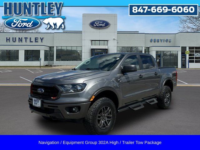 Gray Metallic 2023 Ford Ranger Pickup Truck Four-Wheel Drive Automatic