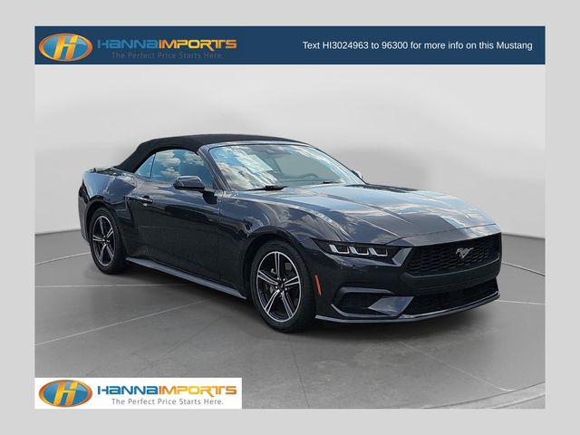 Gray Metallic 2024 Ford Mustang Convertible Rear-Wheel Drive Automatic