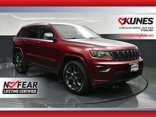 Velvet Red Pearlcoat 2021 Jeep Grand Cherokee SUV / Crossover Four-Wheel Drive 8-Speed Automatic