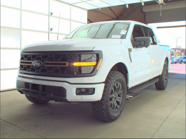 White 2025 Ford F-150 Pickup Truck Four-Wheel Drive Automatic