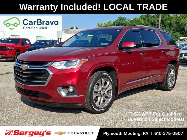Cajun Red Tintcoat 2018 Chevrolet Traverse SUV / Crossover Four-Wheel Drive 9-Speed Automatic
