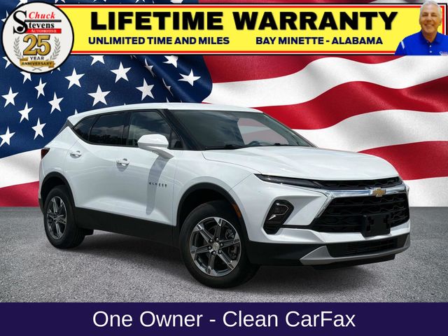 Summit White 2025 Chevrolet Blazer SUV / Crossover All-Wheel Drive 9-Speed Automatic Overdrive
