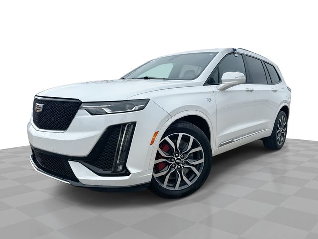 Crystal White Tricoat 2022 Cadillac XT6 Sport AWD SUV / Crossover Four-Wheel Drive 9-Speed Automatic