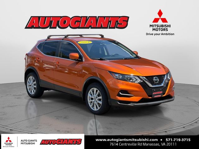 Monarch Orange Metallic 2021 Nissan Rogue Sport SUV / Crossover Front-Wheel Drive Continuously Variable Transmission