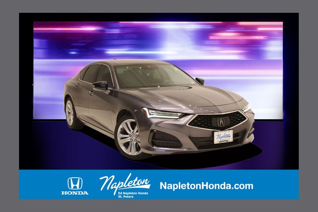 Gray (Modern Steel Metallic) 2021 Acura TLX FWD with Technology Package Sedan Front-Wheel Drive Automatic