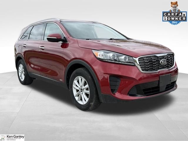 Passion Red 2020 Kia Sorento LX AWD SUV / Crossover All-Wheel Drive 6-Speed Automatic
